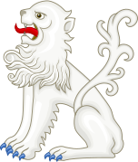 White Lion of Mortimer Badge of Edward IV.