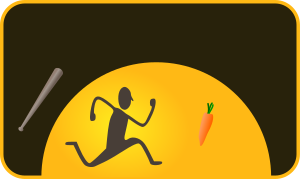 Carrot and stick.svg