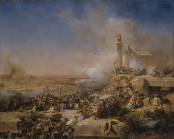 معركة هليوبوليس، بريشة ليون كونييه، 1837.