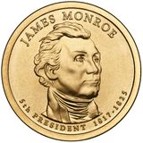 دولار رئاسي أمريكي لجيمس مونرو.