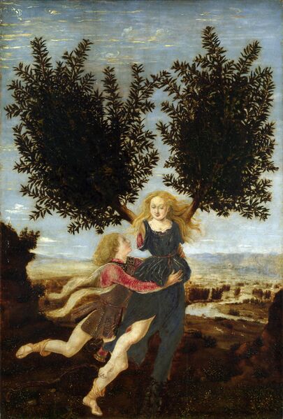 ملف:Pollaiolo, Piero del - Apollo and Daphne.jpg