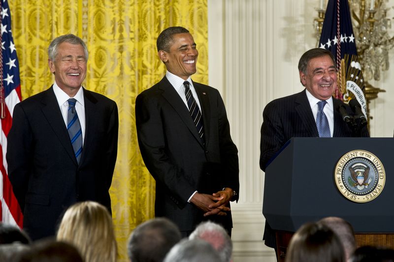 ملف:Barack Obama announces new defense secretary Chuck Hagel.jpg