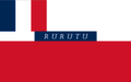 Flag of the French protectorate of Rurutu in French Polynesia (1889–1900)