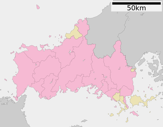 محافظة ياماجوتشي is located in Yamaguchi Prefecture