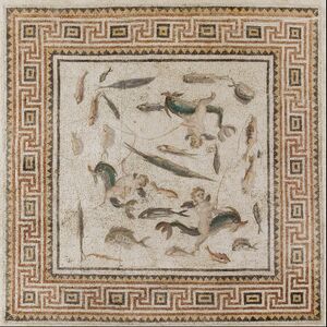 Marine Mosaic, 200–230 CE