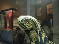 Order of the Dragon on a medieval saddle