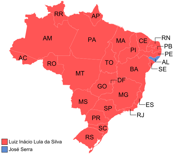 ملف:2002 Brazilian presidential election map (Round 2).svg