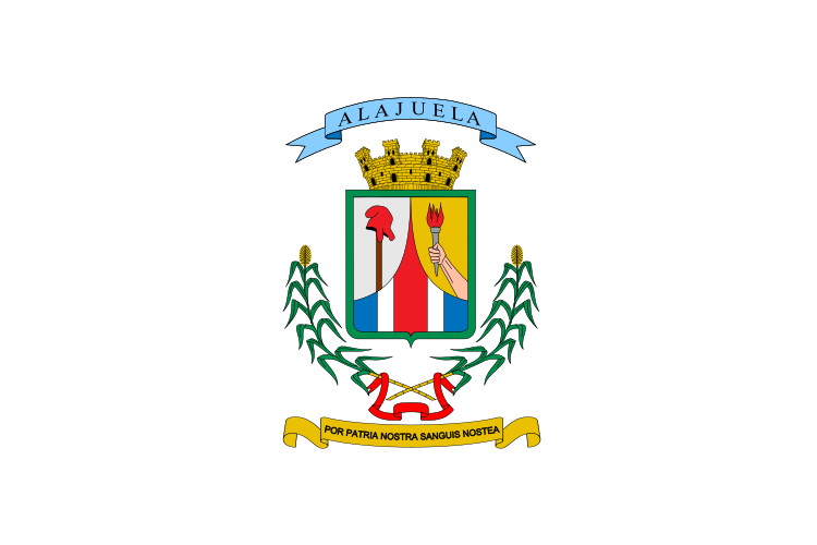 ملف:Bandera de la Provincia de Alajuela.svg