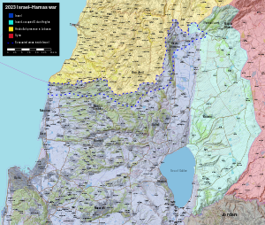 Israel-Lebanon-Syria-border-Conflict-2023.svg