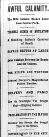 1874 Herald hoax headline