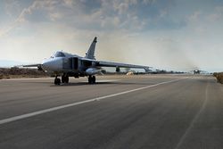 Russian military aircraft at Latakia, Syria (1).jpg