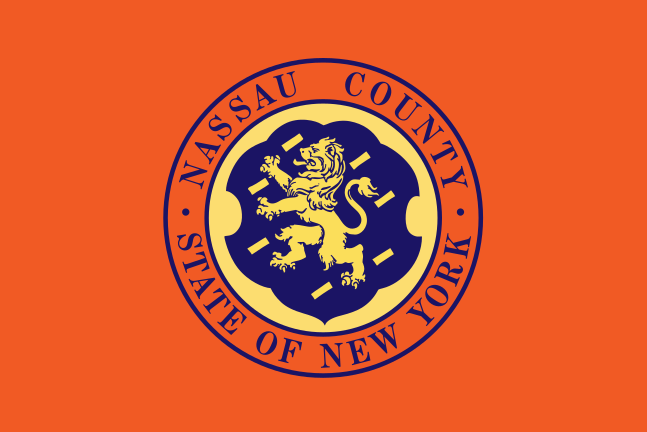 ملف:Flag of Nassau County, New York.svg