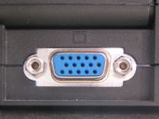 A female VGA connector