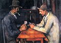 لاعبو الورق، 1892–93، زيت على كنڤاه، 97 × 130 سم، مجموعة خاصة.