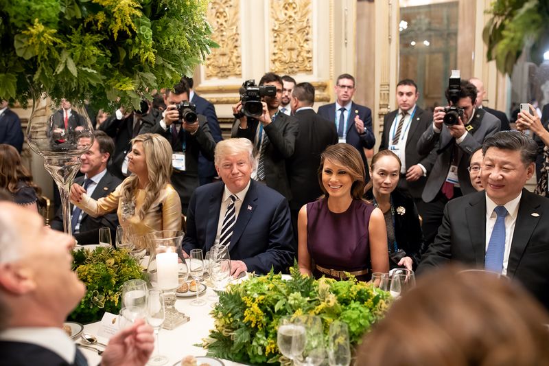 ملف:President Donald J. Trump and First Lady Melania Trump at the G20 Summit (45233172795).jpg