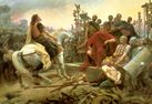 ڤرسان‌گتوريكس يستسلم ليوليوس قيصر بعد معركة ألسيا. لوحة بريشة ليونل-نويل روار، 1899.