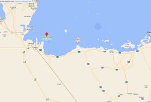 منطقة الياسات على الحدود البحرية الإماراتية السعودية.