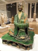 Luohan statue, Liao dynasty, 11th century