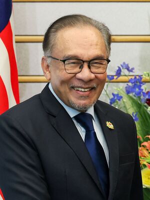 PM of Malaysia Anwar Ibrahim meeting with PM of Japan Fumio Kishida (2024) (cropped).jpg