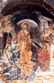 Christ fresco by Georgios Kalliergis, (1315) in the "Resurrection of Christ" church