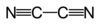 Skeletal formula of cyanogen