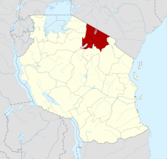 Tanzania Arusha location map.svg
