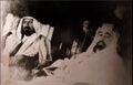 الملك عبدالله بن الحسين ملك الأردن والشيخ عجيل الياور الجربا.