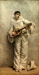 Comerre-Pierrot jouant de la mandoline-Musée de Gap.jpg