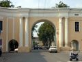 Kaluga. Eastern archway at the Administration Building