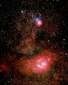 Lagoon and Trifid Nebulas