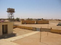 صورة لسطح مدرسة في مدينة النخيب.