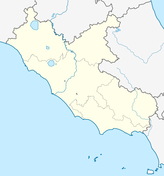 ملف:Italy Lazio location map.svg