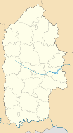Medzhybizh is located in Khmelnytskyi Oblast