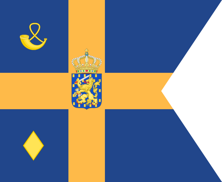 ملف:Royal Standard of Laurentien of Orange-Nassau.svg