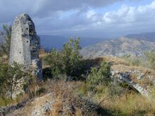 The ruins of the castle