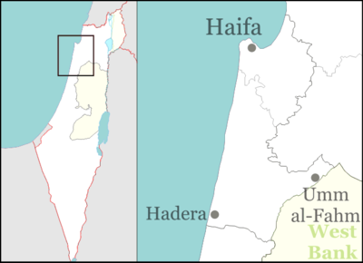 Location map Israel haifa