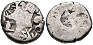 Mauryan Empire, Emperor Salisuka or later. Circa 207-194 BCE.[137]