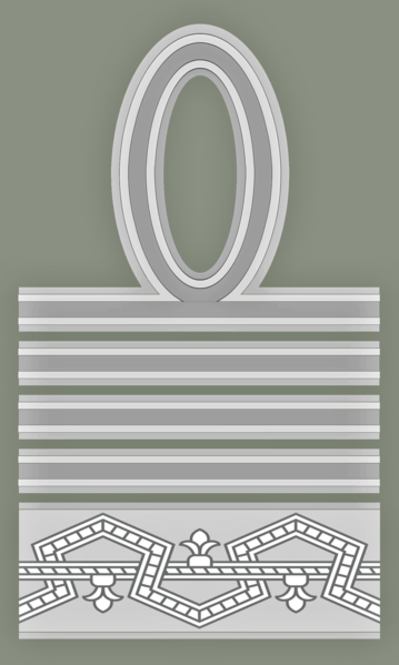 ملف:Rank insignia of maresciallo d'Italia of the Italian Army (1940).png