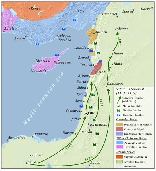 ملف:Saladin's Conquest (1174-1189).jpg