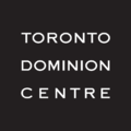 Toronto-Dominion Centre logo includes the font text created by Mies