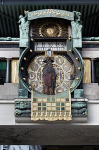 de (Ankeruhr) clock by Franz Matsch (1911-1914)