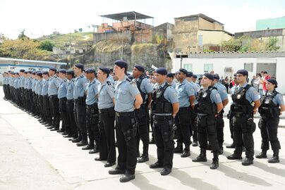 ضباط شرطة ولاية ريو دي جانيرو العسكرية، البرازيل.