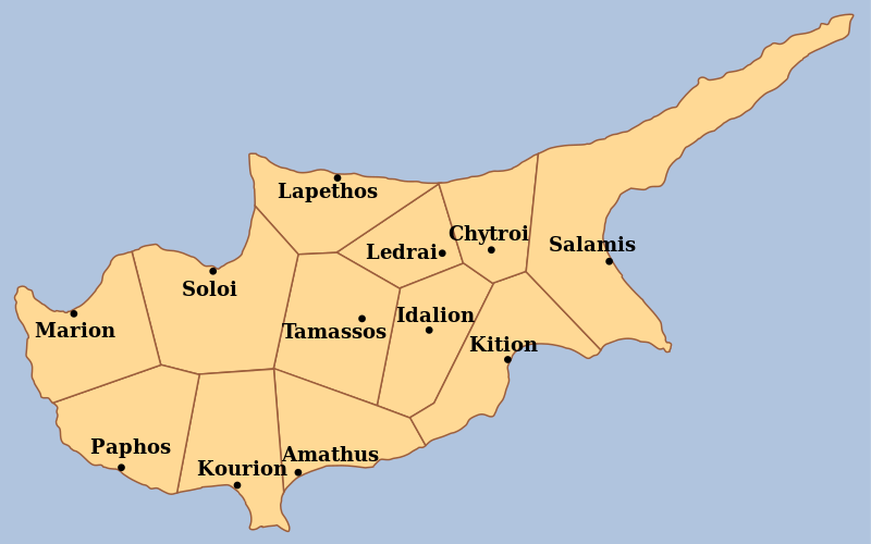 ملف:Ancient kingdoms of Cyprus en.svg