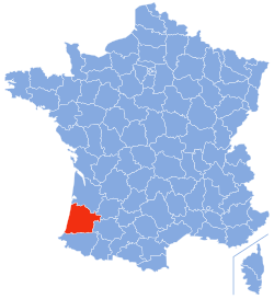 موقع لاند في فرنسا