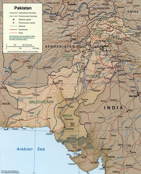 ملف:Pakistan 2002 CIA map.jpg