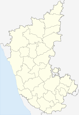 Location map India Karnataka