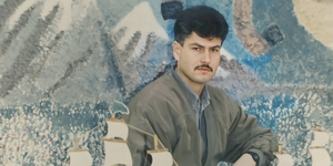 الأسير عباس السيد، من داخل سجن عسقلان عام 1994.
