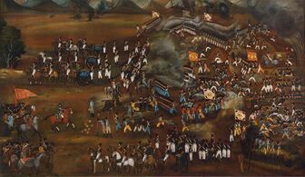 Battle of Sultanabad, 13 February 1812. State Hermitage Museum.