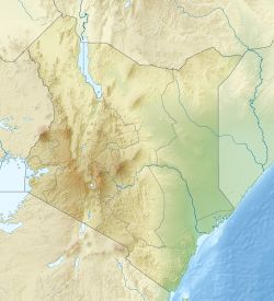 Location of Lake Turkana in Kenya.