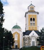 The world's largest wooden church in Kerimäki